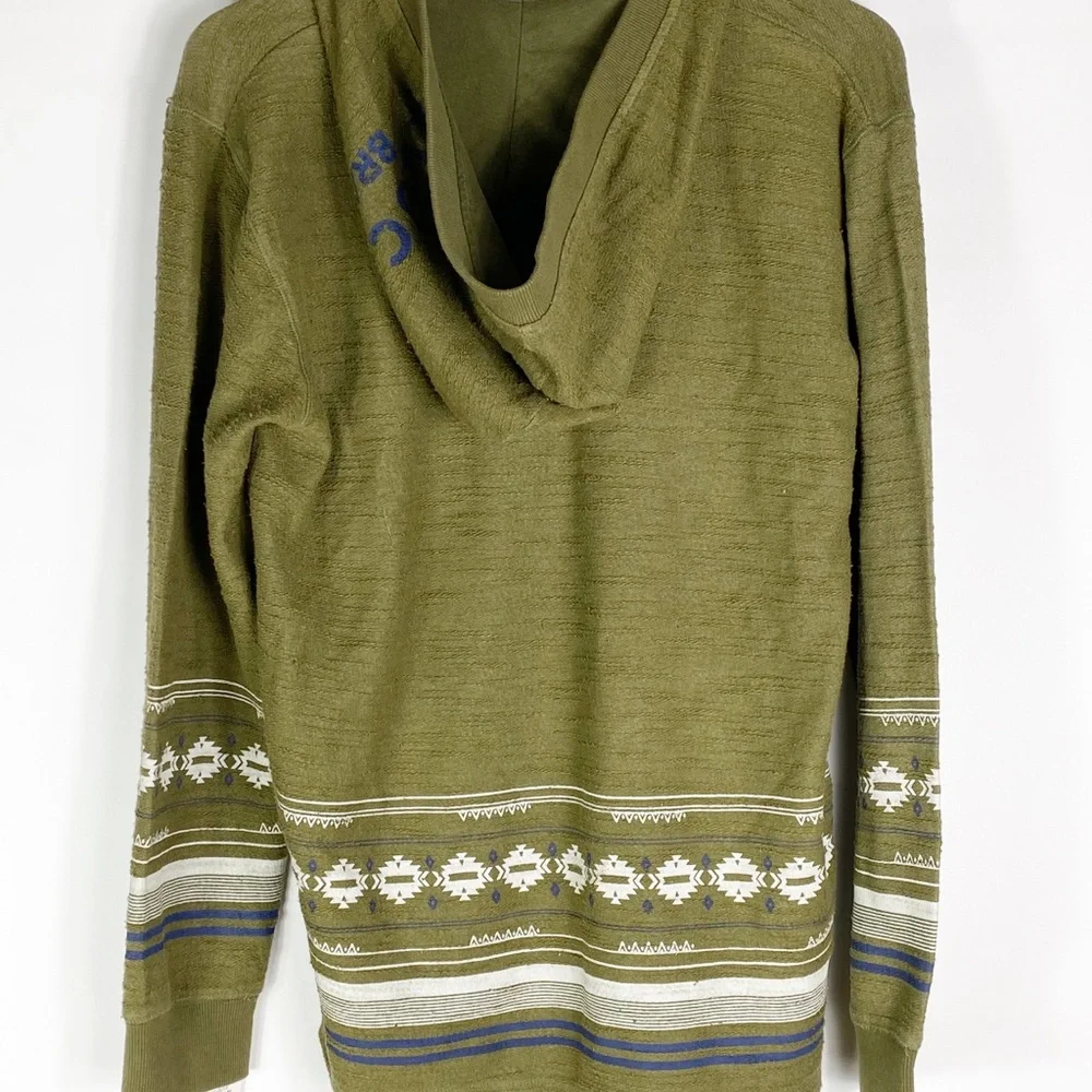 Lucky Brand Green Textured Hoodie Boys Size XL Pullover - Picture 2 of 9